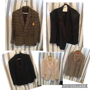 25 pc Suit Jacket Lot